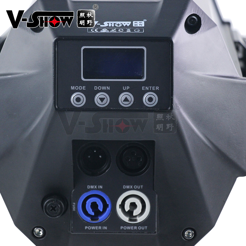 VSHOW 200W LED Profile Spotlight 3000K DMX LED Studio Ellipsoidal Lights for Auditorium Theatre Show