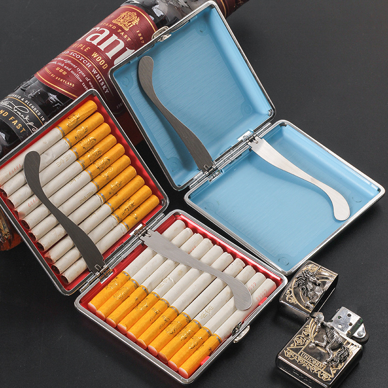 Smoking Pipes 20 paquets de cigarettes en plastique, paquets de cigarettes de couleur personnalisée, paquets épais réguliers, boîtes de rangement portables étanches à l'humidité et à la pression