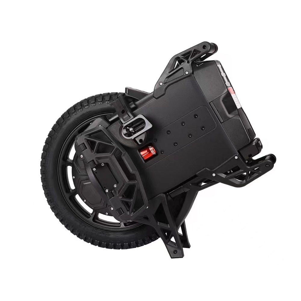 Leaperkim Veteran Lynx Elektrikli Tek bisiklet 151.2V 2700Wh 3200W 125km/s Off-road lastik 20 inç Monosycle 62lbs 66lbs 70lbs Süspansiyon Monowheel