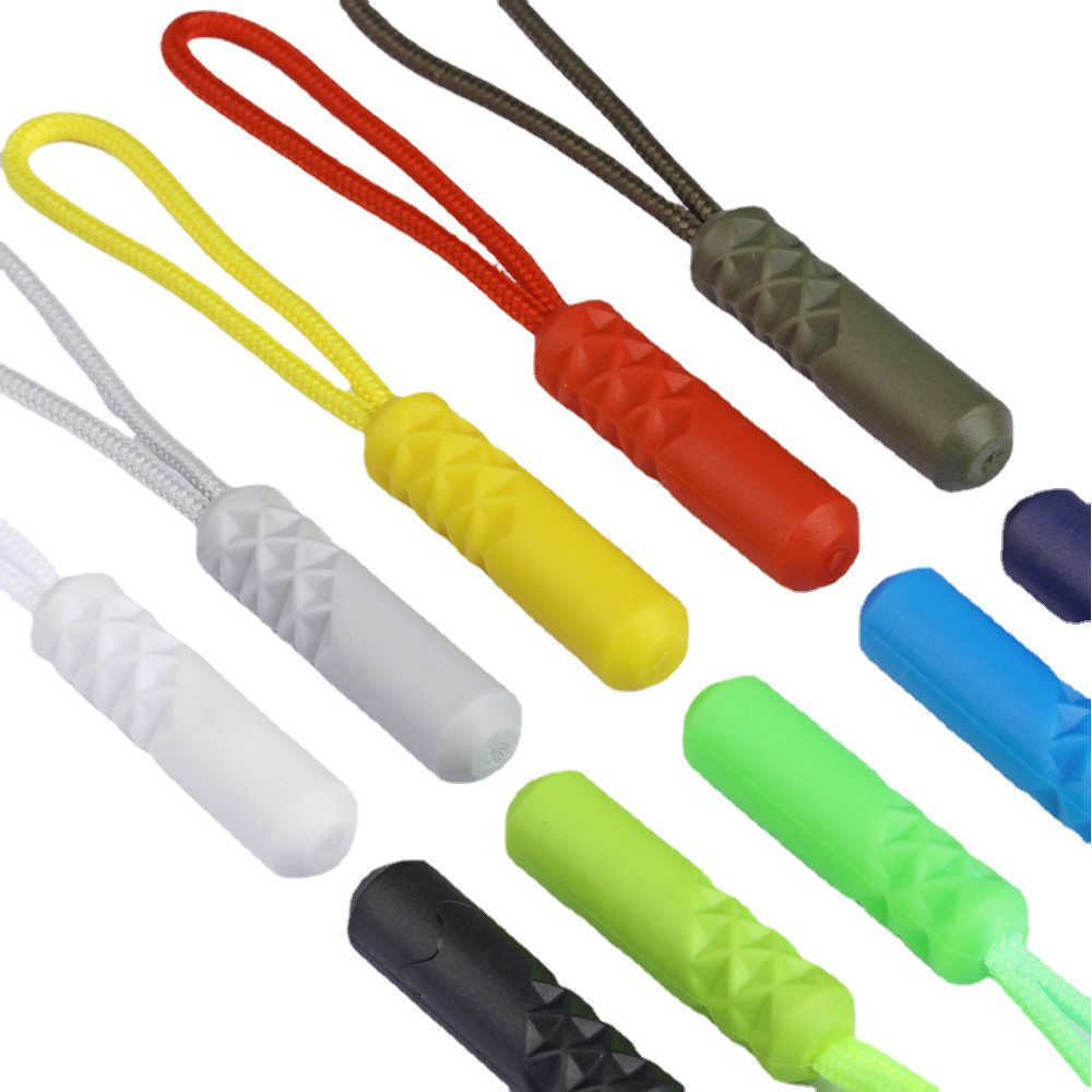 NIEUW 10 kleuren Zippers trek trekker uiteinde Fit touw Tag vervangende clip Broken Buckle Fixer koffer Tent rugzak ritssluiting