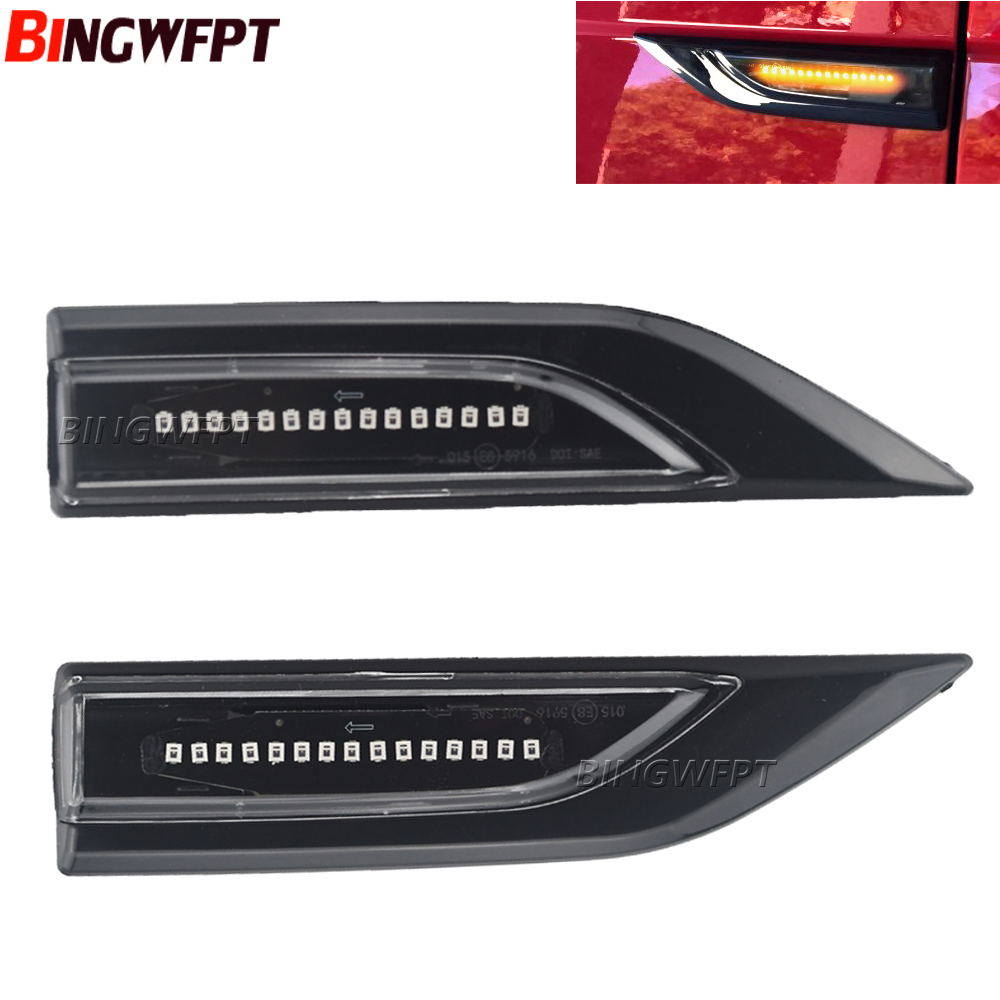 LED Dynamic Turn Signal Blinker For VW Volkswagen Transporter T6 Multivan Caddy Sequential Side Marker Light