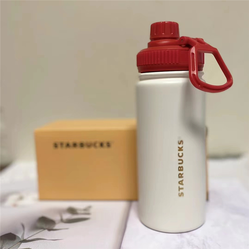 Starbucks cups Sakura style large capacity stainless steel insulated cup with high appearance value portable cup coffee cup