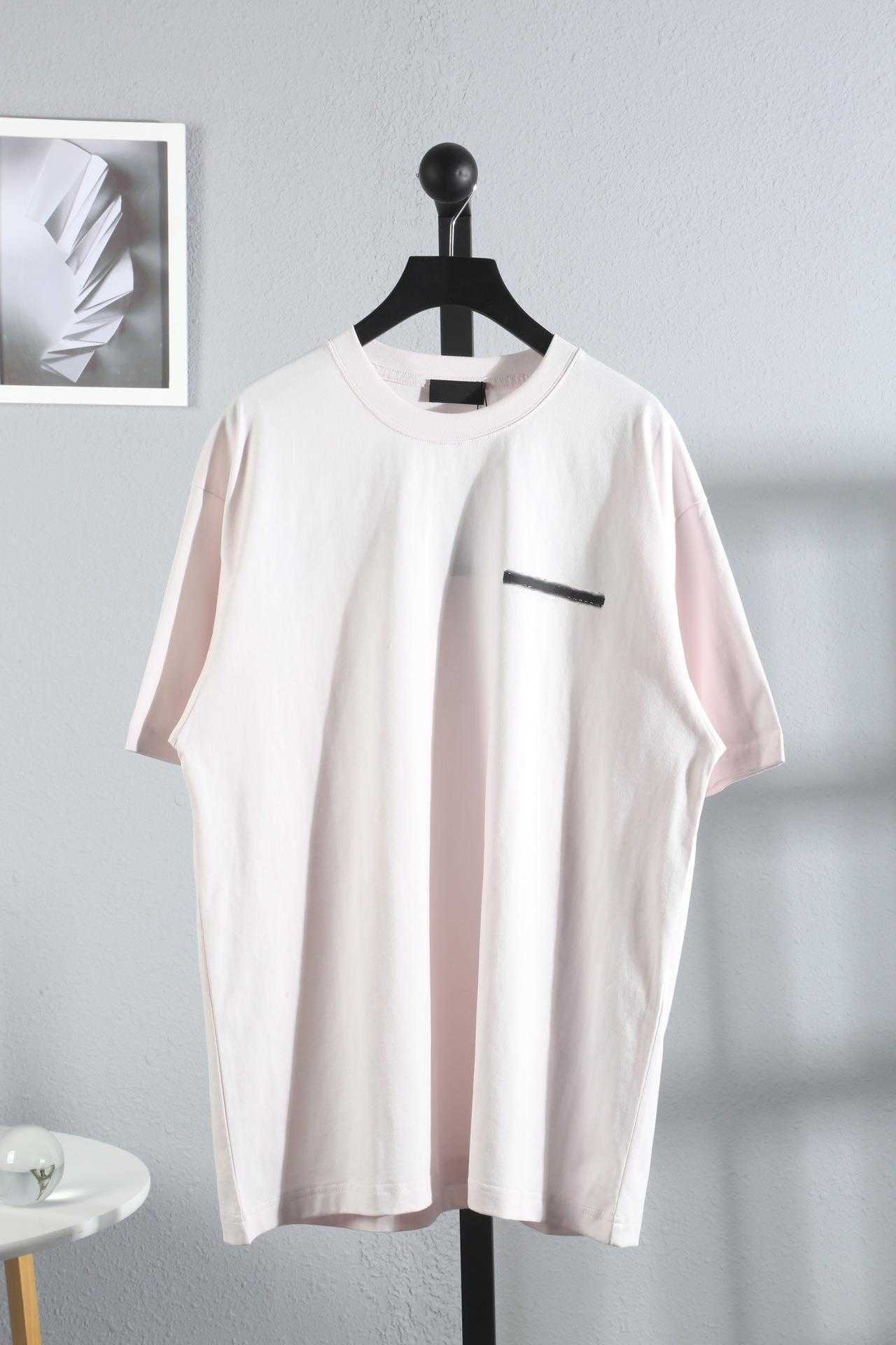 20% off Designer womens t shirt High Edition English Letter Seal 1917 Loose Fit Spring/Summer Couple Sleeve T-Shirt