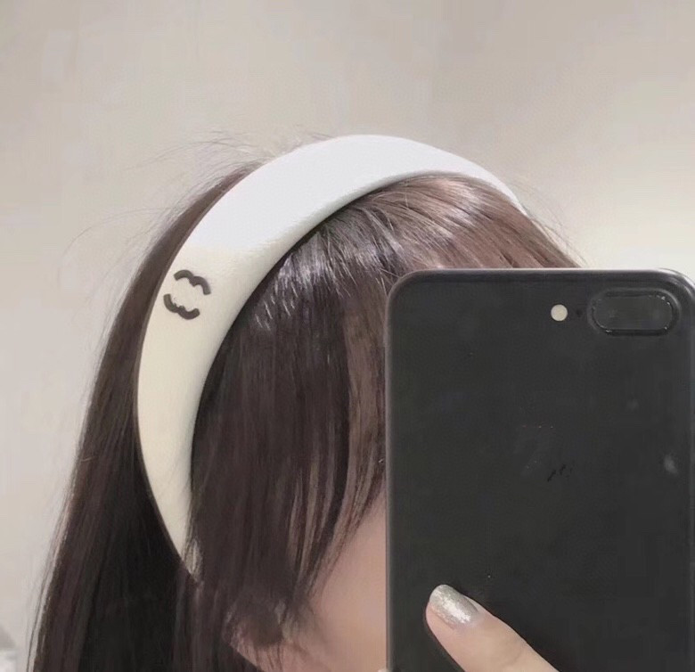 White Black Designers Headband PU Leathers Women Headbands Hairjewelry C-Letter Luxury Girls Hair Bands Accessories 