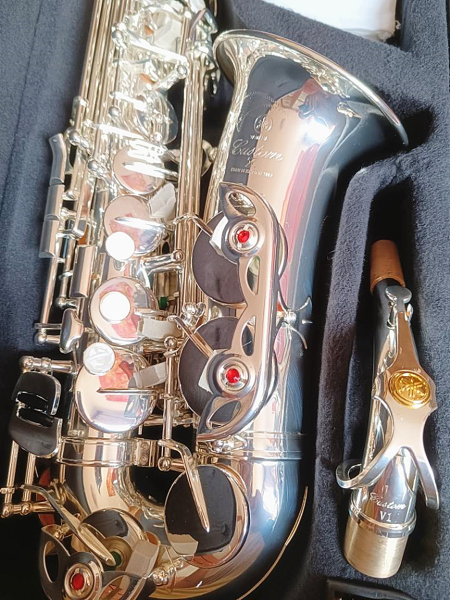 Melhor qualidade saxofone alto japão YAS-82Z e-flat latão banhado a prata sax desempenho instrumento musical com acessórios de caso