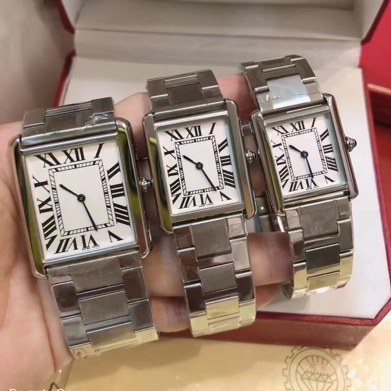 Top sell stainless watches Man Female watch Stainless steel bracelet quartz movement watch solo wristwatch 0033239q