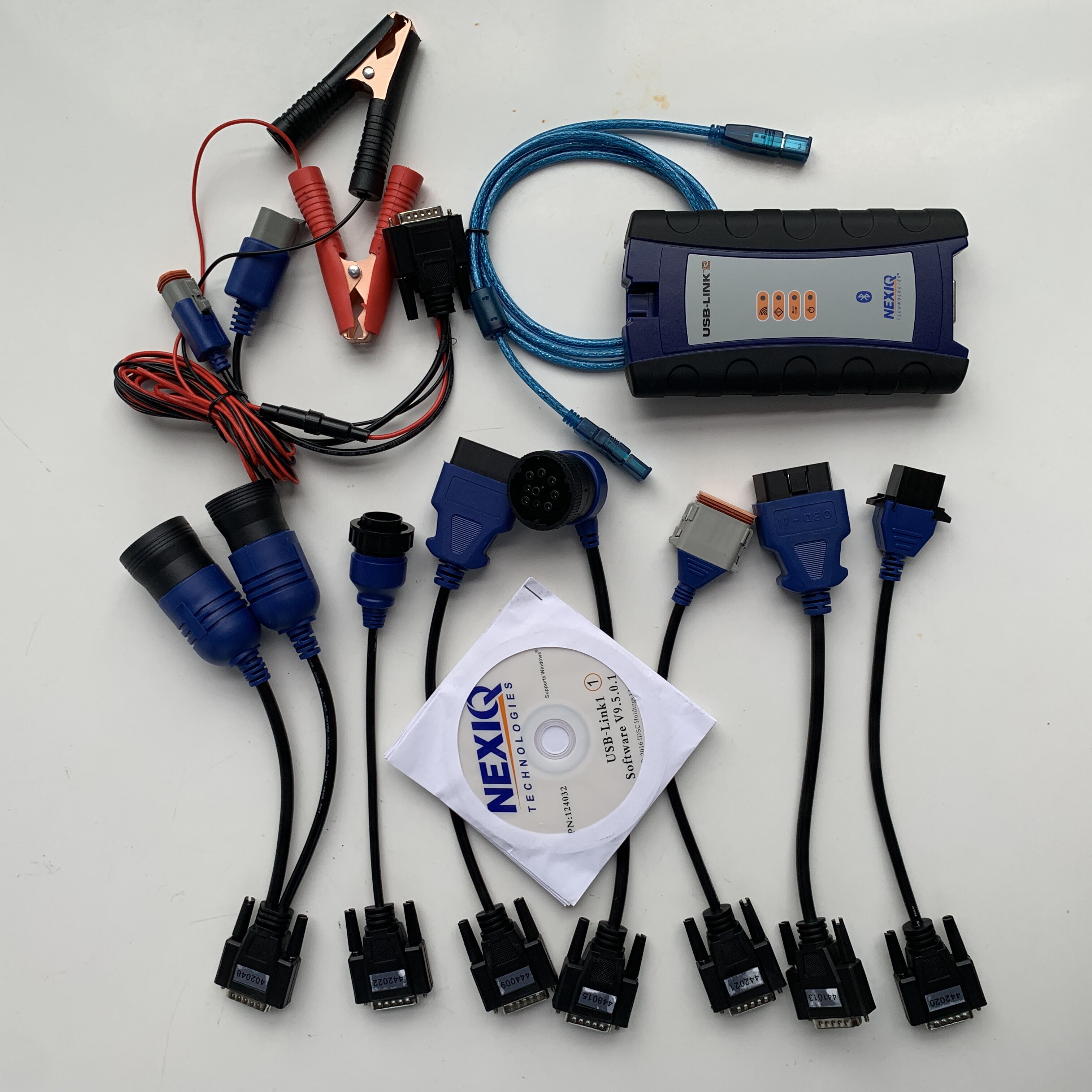 Enlace USB Bluetooth NEXIQ2 para interfaz de camión de servicio pesado herramienta de diagnóstico Nexiq2 con trabajo listo para portátil d630