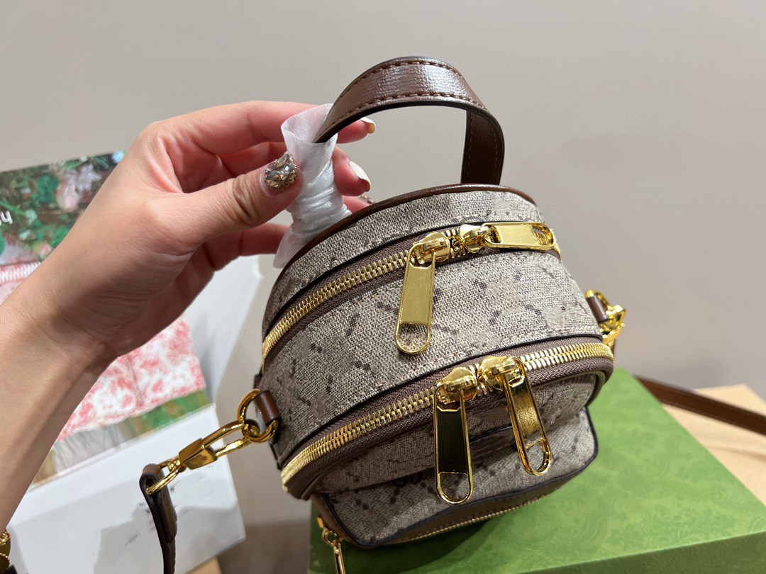 Fashion Backpack Women's Classic Canvas Leather Metal Zipper Crossbody Bag Designer Luxury Travel Bag Picnic Bag ID royalfashion_bag