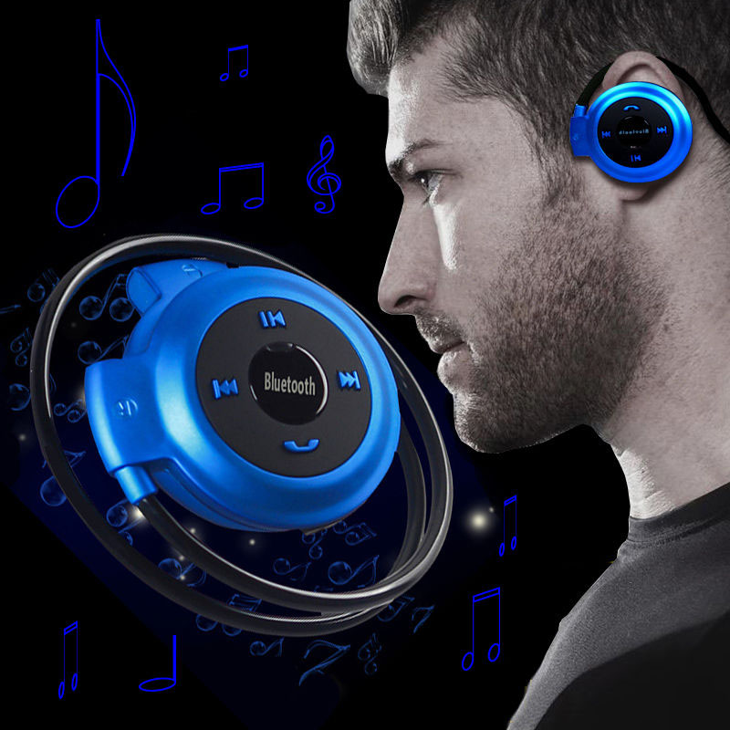 10m sans fil course sport suspendu Bluetooth 4.0 casque casque stéréo écouteur MP3 musique rechargeable oreille téléphones