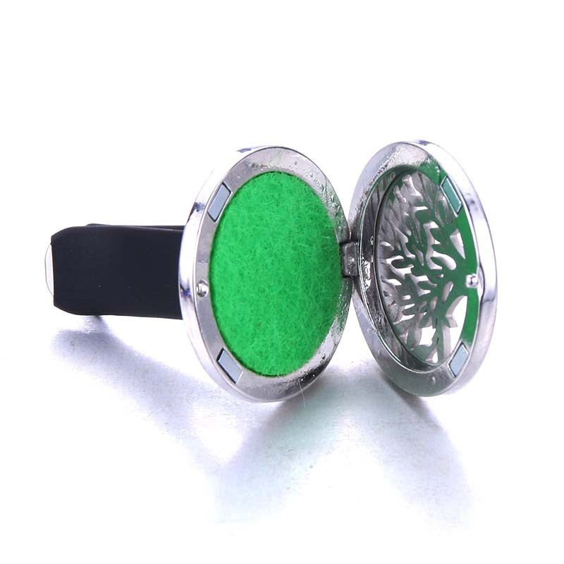 30mm Car Perfume Clip Home Essential Oil Diffuser For Car Locket Clip Stainless Steel Car Air Freshener Conditioning Vent Clip