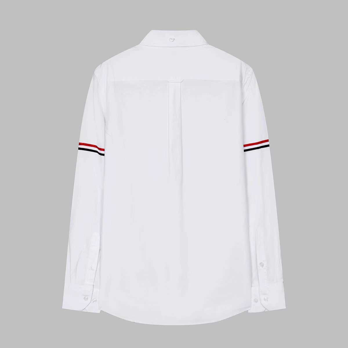 2023 NYA DESIGNER WOMENS T SHIRT High-End Oxford Textil Casual Long Sleeve Double Shoulder Color Ribbon White Shirt Unisex