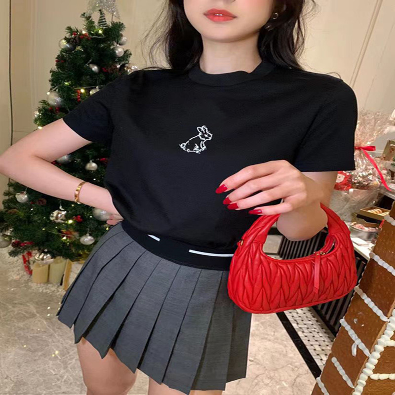 Designer Short Skirts Womens Skirt Fashion Grey Elastic Pleated Quality Versatile Women Sports Casual High Waist Student Half Length Shorts