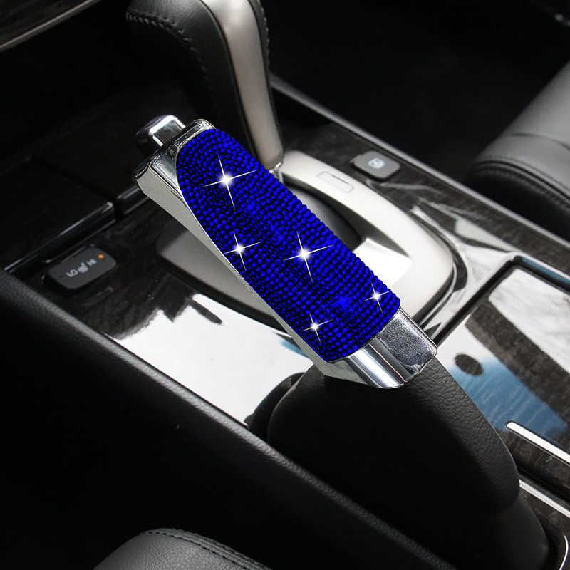 Universal Car Hand Brake Pokrycie Osobowość Luksusowy diament InLay Cover Cover Auto Wewnętrzne stylistyka akcesoria samochodowe