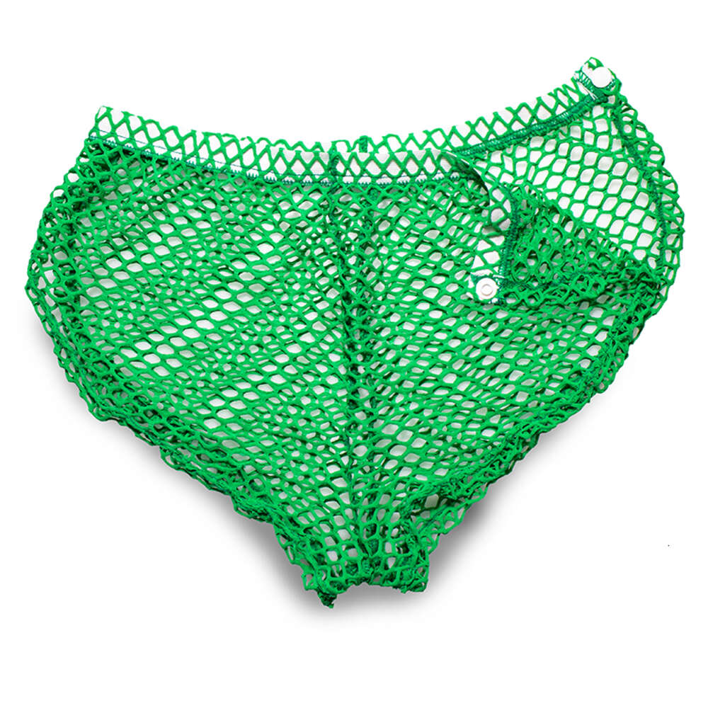 Slip en résille Transparent ajouré pour hommes, Lingerie ouverte sur le côté nu, short Transparent en maille creuse, culotte respirante