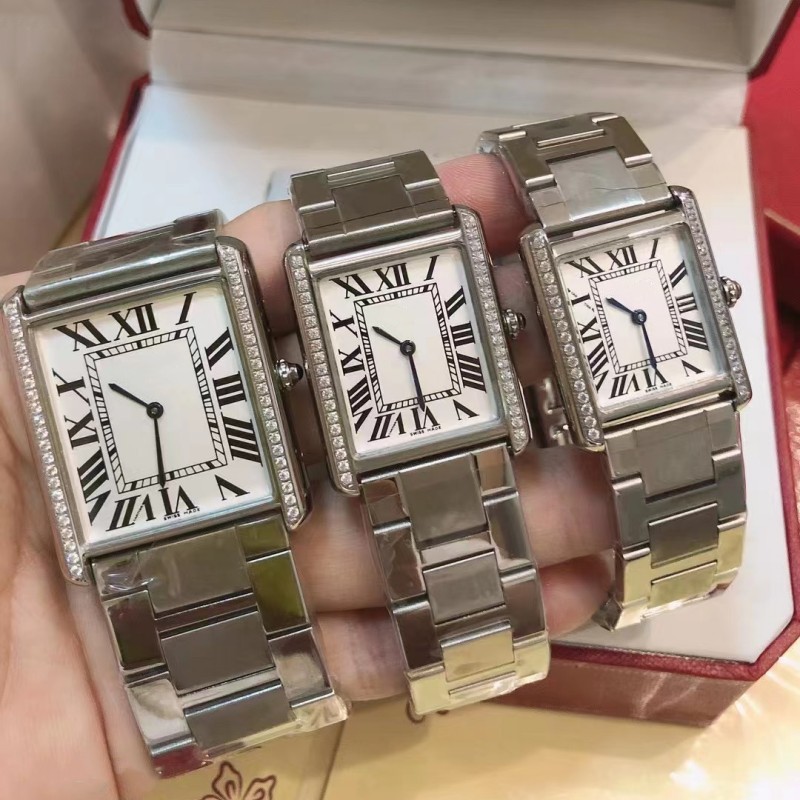 Top sell stainless watches Man Female watch Stainless steel bracelet quartz movement watch solo wristwatch 0033239q