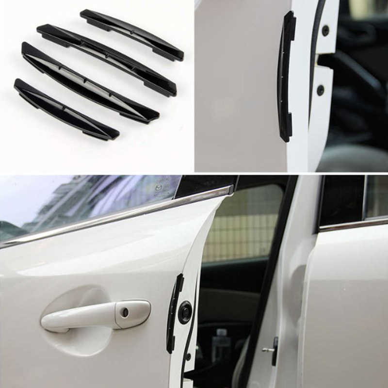 4 pièces voiture roue pneu moulage Protection bande autocollants universel voiture Collision Crash barrière porte garde Auto accessoires extérieur