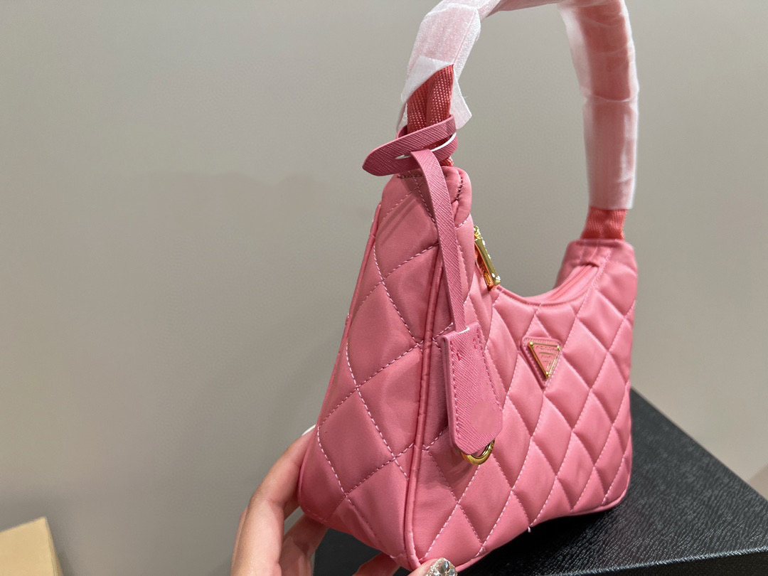 Klasyczna torba pod pachami prad torba na ramię damski wzór nylonowej torby zamek błyskawiczny otwarty płótno torba crossbody designer luksus identyfikator royalfashion_bag