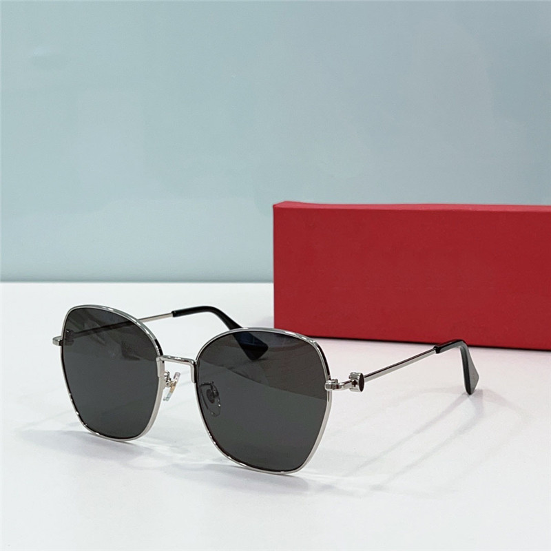 Neue Modedesign-Sonnenbrille in Schmetterlingsform 0401S mit Metallrahmen, einfacher und beliebter High-End-UV400-Schutzbrille für den Außenbereich