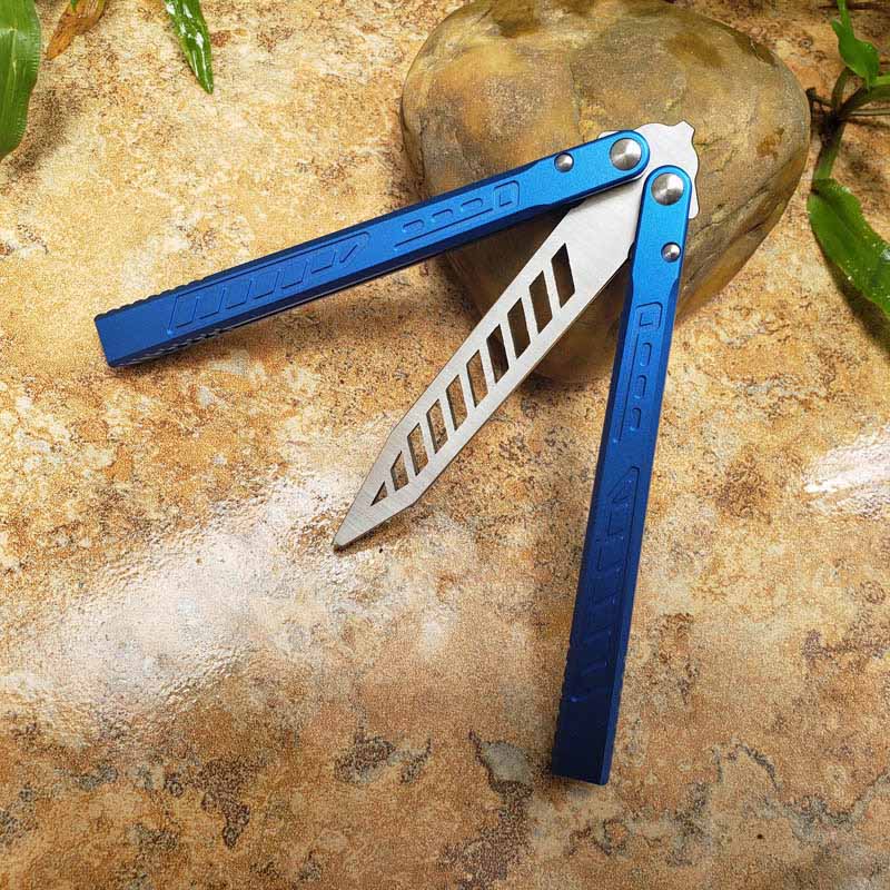 Theone Balisong Butterfly Trainer Training Jilt Swing Knife Niet scherp Inktvisslang Sea Guai Chimera AB EX10 Cyoz Jacht Zelfverdediging Zakmessen Hom Nautilus