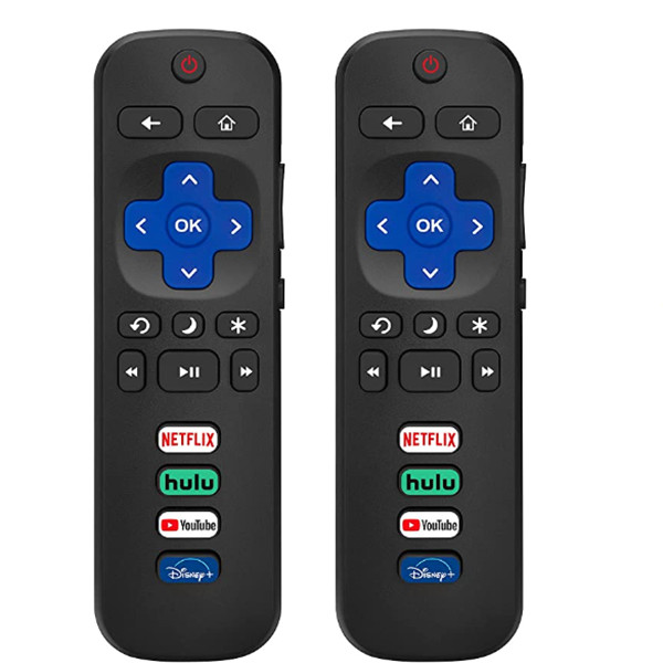 Replaced Remote Control Only for Roku TV TCL Hisense Onn Sharp Element Westinghouse Philips Roku Series Smart TVs Not for Roku Stick and Box
