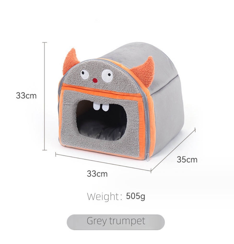 New Colts Winter Nest Cartoon Little Monster Pet Sofa