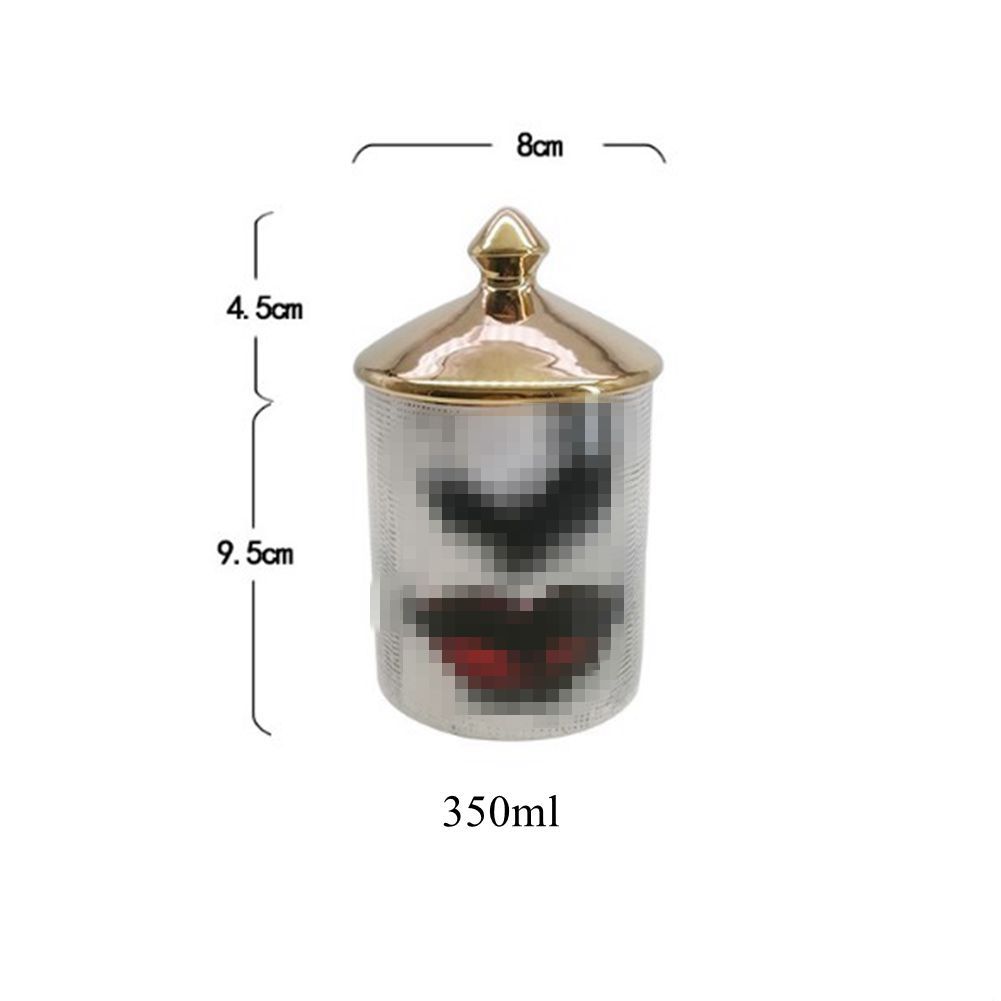 Creative Ceramic Candle Holders 3D Hand Type Decoration Candles Jar Star Eyes Candlestick Eye Of Providence Candles's Cup Holder Aromatherapy DIY Pot