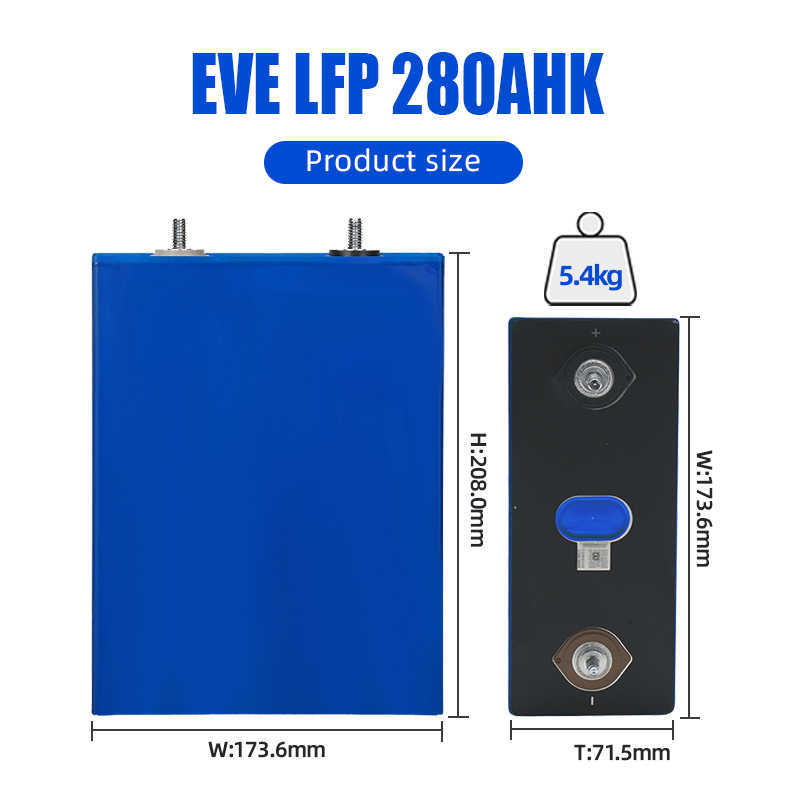 Stock UE 48V 280AH Bateria LifePo4 z Smart BMS 16S 200A z Bluetooth dla układu słonecznego RV Golf Cart Jacht Forklift