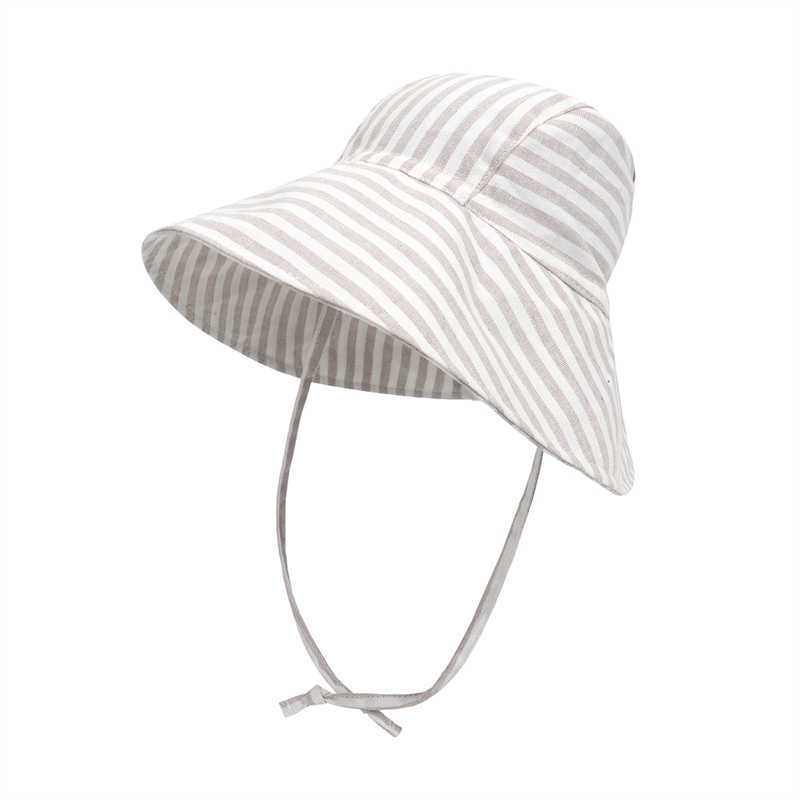 Малышка Sunhat Summer Boys Девочки для девочек деть детские хлопковые шляпы для ультрафиолетовых шляп с большими краями на открытом воздухе пляжные шапки мода повседневная панама p230424