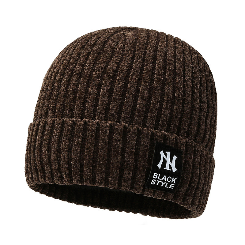 Autumn and winter new men's knitted hats winter ski cycling windproof warm hats men's and women's woolen hats over hats