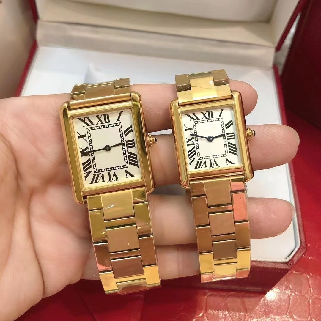 Relojes de acero inoxidable más vendidos, reloj para hombre y mujer, pulsera de acero inoxidable, reloj con movimiento de cuarzo, reloj de pulsera en solitario 0033239q