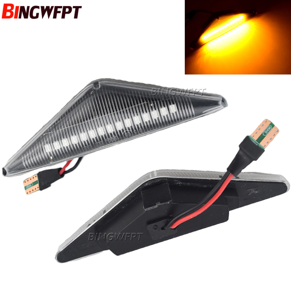 2 stück Led Dynamische Seite Marker Blinker Licht Sequentielle Blinker Licht Für Ford Mondeo MK3 2000-2006 Fokus MK1 1998-2004