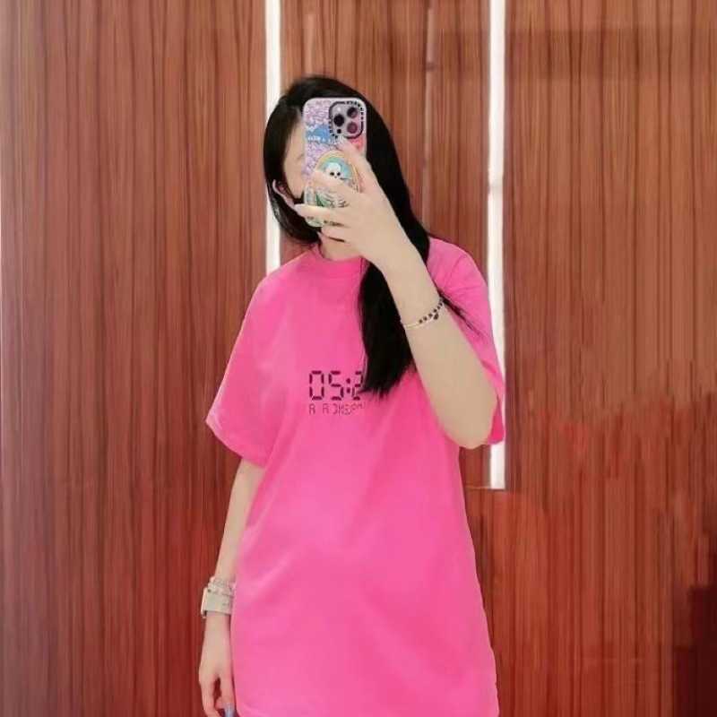 2023 NYA DESIGNER WOMENS T SHIRT High-End Shirt High Edition 2023 Summer Screen Cursor Relaxed Casual Sleeve Tee