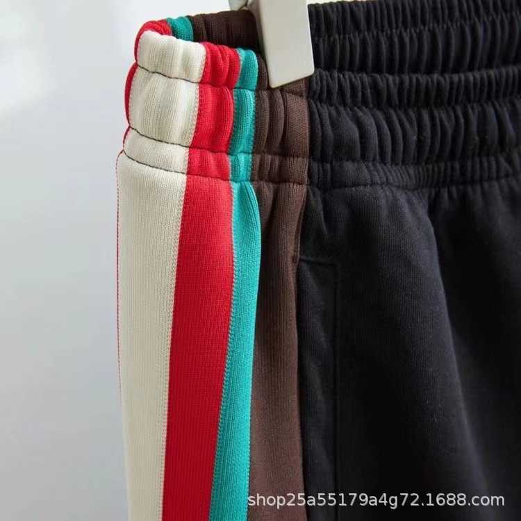 Designer t shirt Shirt Correct version of Spring/Summer red green ribbon casual Ancient family shorts Star matching pants