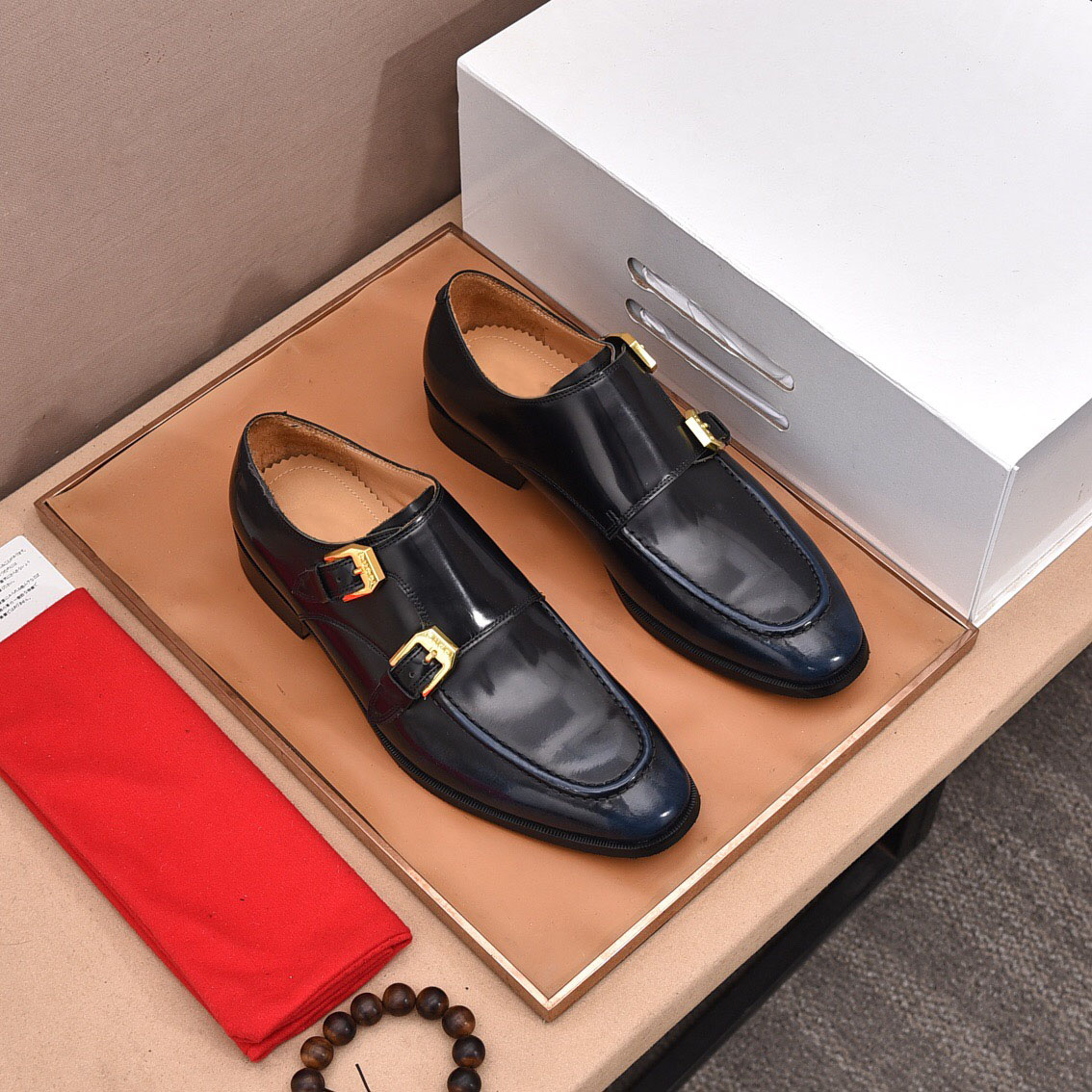 2023 Men Dress Shoes Fashion Handmade Pointed Toe Flats Casual Genuine Leather Breathable Oxfords Brand Party Wedding Groom Shoes Size 38-46