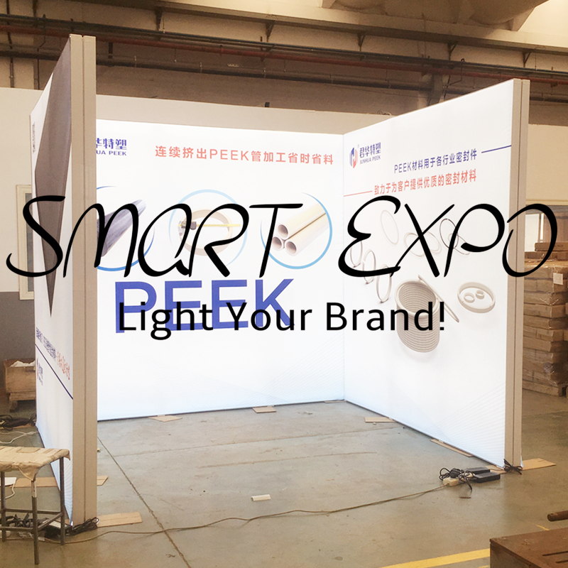 Seamlessly Integrated Backlit Advertising Displays with Frame Structures and Backlit Graphics