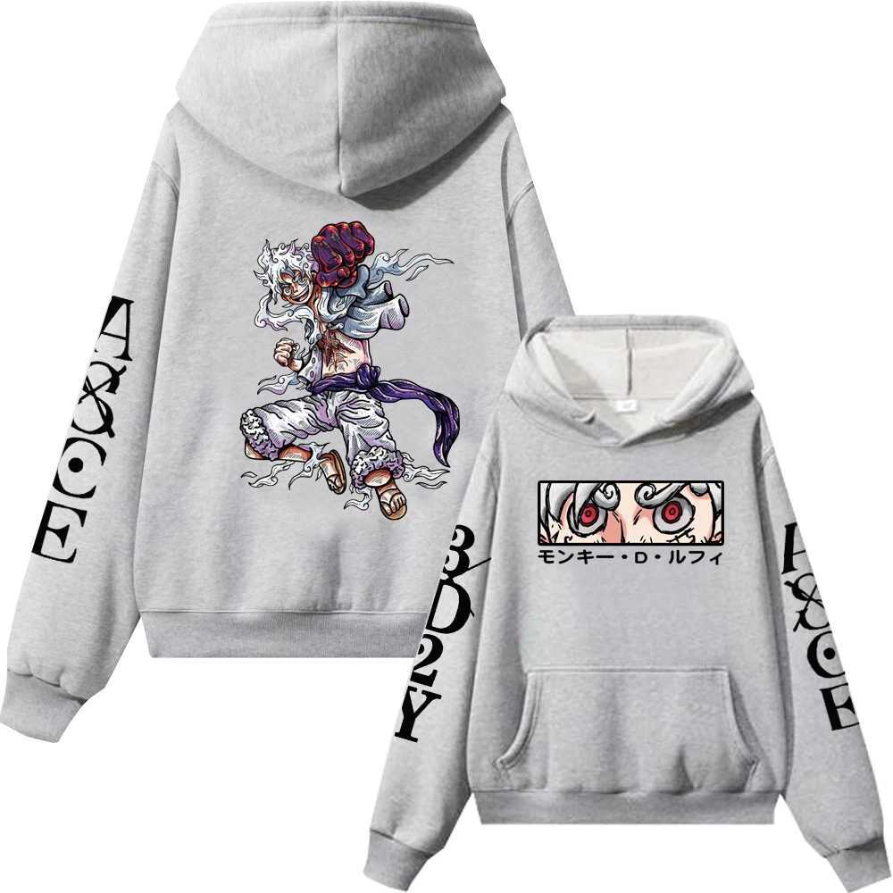 Sweats à capuche pour femmes Sweats à capuche Anime Luffy Sweats à capuche Harajuku Hip Hop Homme Femme Streetwear Grande taille Sweat à capuche Automne Hiver Harajuku Sweat à capuche à manches longues