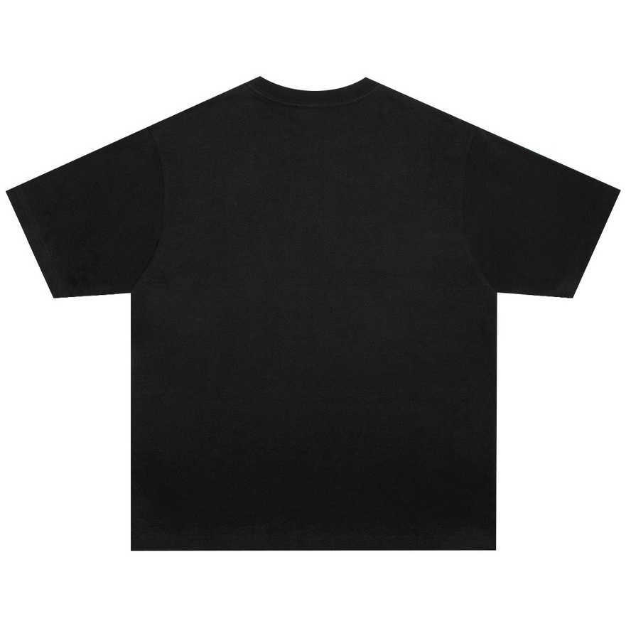 Camisa de camisa de grife de grife Mercados de alta edição High Summer Família unissex T-shirt de manga relaxada