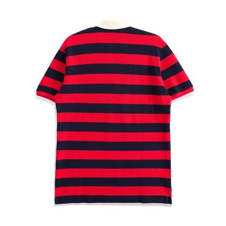 Womens Designer t-shirt Correct Edition Striped POLO Summer Business Broderie Polo Shirt Sleeve Collar