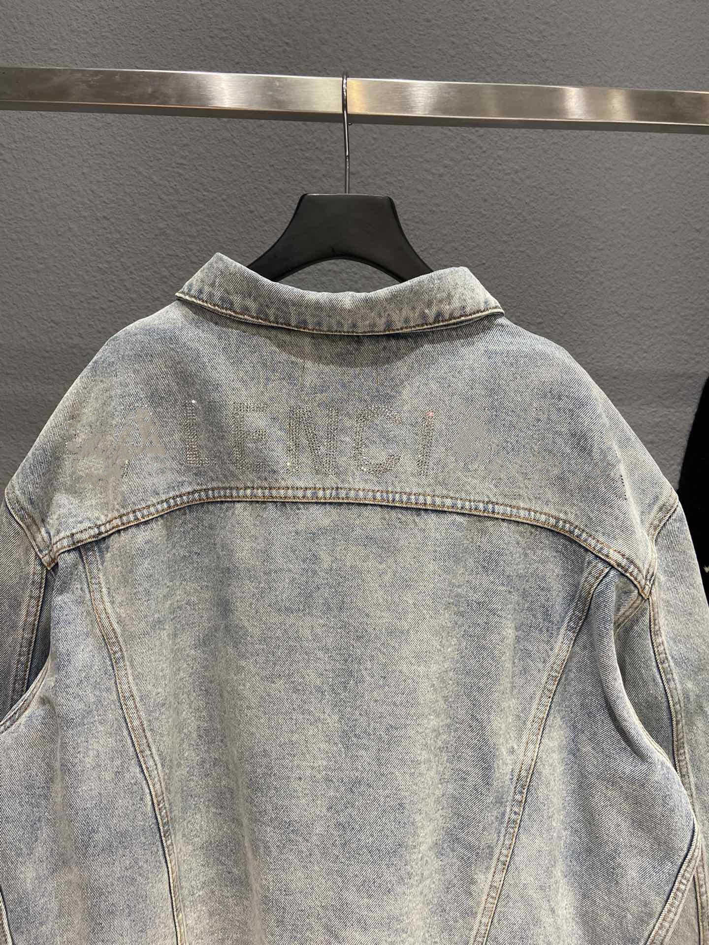 20% скидка дизайнерская женская футболка высококачественная джинсовая джинсовая ткань английская горячая бриллиантовая куртка для мужчин