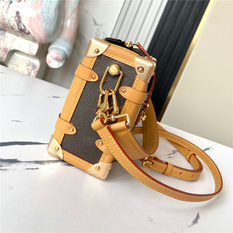 7A Hoogwaardige Designer Tassen Handtas Zijkant Trunk PM Box Bag M46358 2023 Nieuwe One Schouder Messenger Bag Fashion Classic Dames Bag Luxe op maat gemaakte merk Tassen Casual