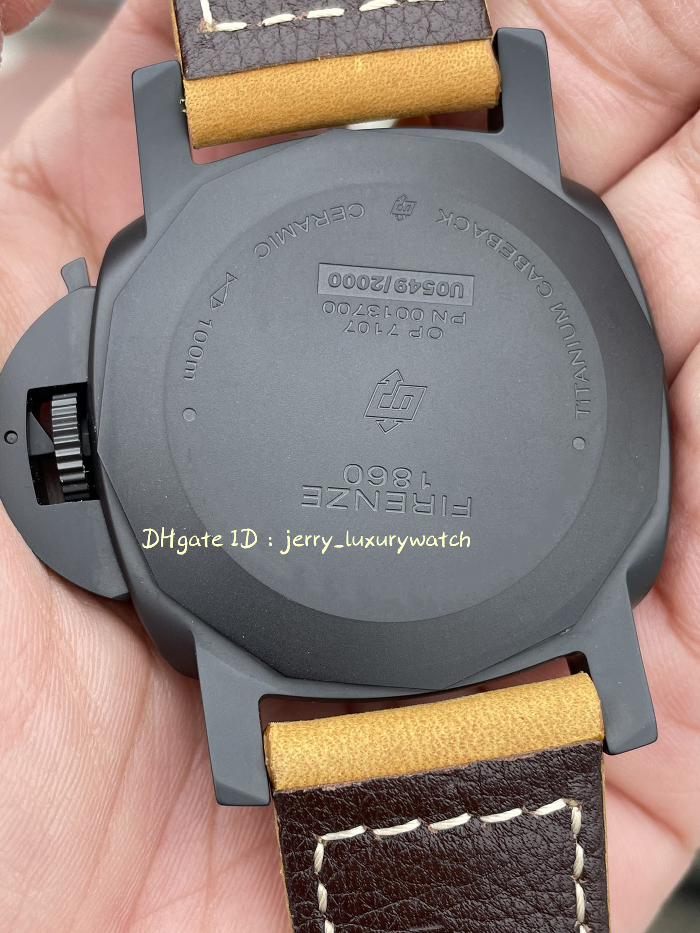SBF / vs Luxury Men's Watch PAM1441 All-Ceramic, GMT 44mm All Series All Styles, Exclusive P90 Movement, det finns 42, 47mm andra modeller, 316L Fine Steel Steel