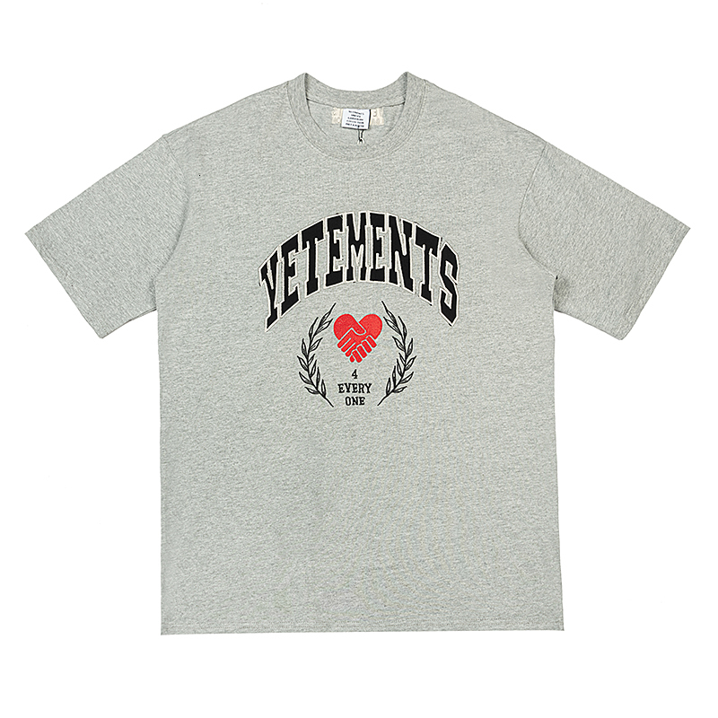 Vetements heren t-shirts door vakering t-shirt mannen vrouwen 1 1 Hoge kwaliteit Ik heb niets gedaan Ik heb net geluk T-shirt top Tees 7682