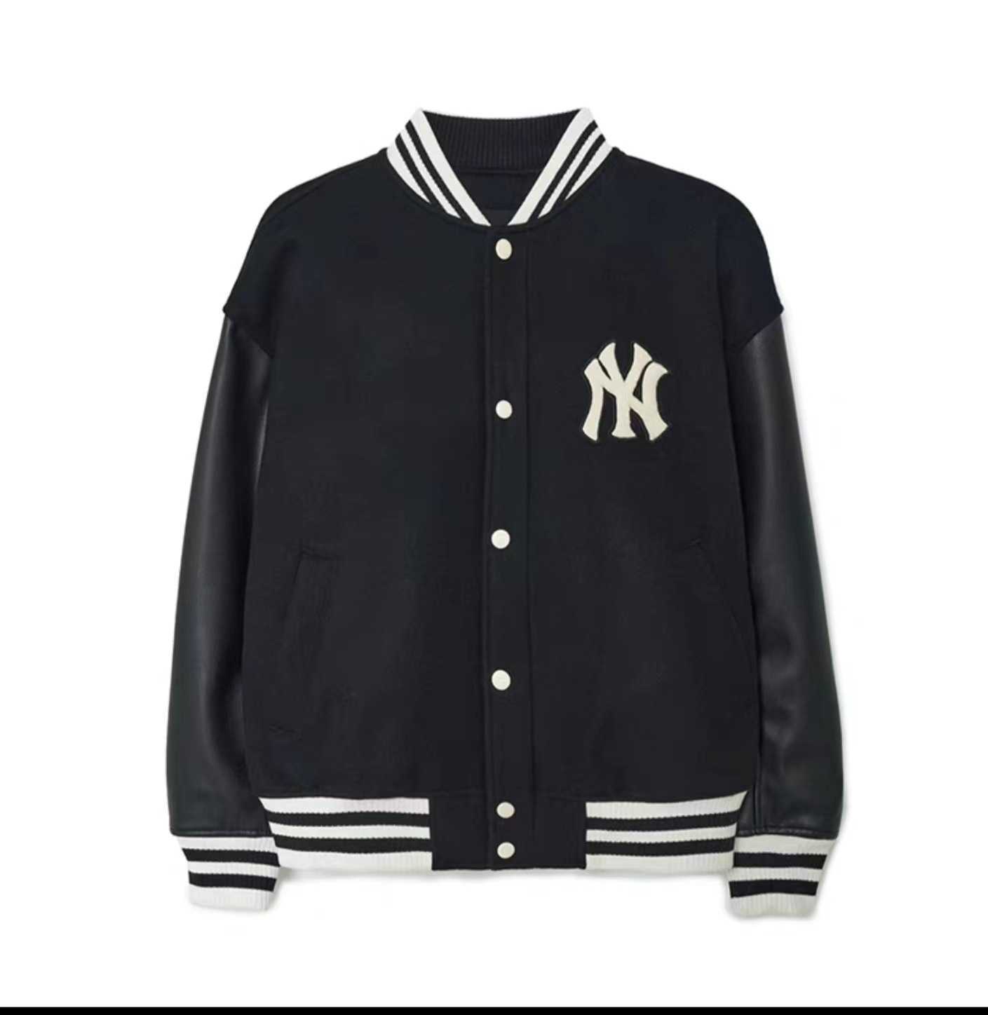 Men's Trench Coats 2023 Autumn/winter Leisure Academy Style Mlb Baseball Suit Cotton Coat Couple Warm and Loose Jpv04