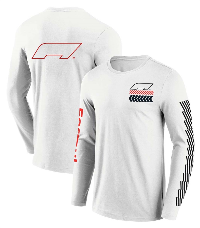 2023 New F1 Formula One Racing T-shirt Leisure Sports Long Sleeve Team Clothing Large Size Quick-drying Men's Clothing Customization