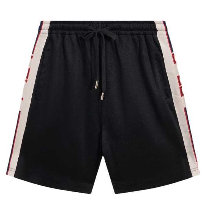 Designers de luxe Nouveaux hommes à manches courtes à manches à manches à manches à manches à manches à manches à manches courtes Version correcte de l'impression et pantalon de ruban élastique Shorts lâches décontractés