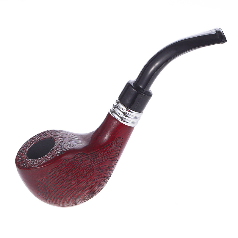 Rökningsrör Nytt Redwood Pipe Solid Wood Dry Pipe för män