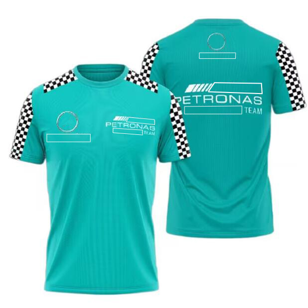 Camiseta de corrida F1 equipe de verão camisa de manga curta com o mesmo estilo de personalização