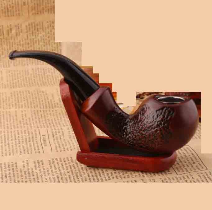 Wooden color Acrylic Resin Hand Tobacco Cigarette Smoking Pipe Filter Patterns Tool Accessories 6 Styles