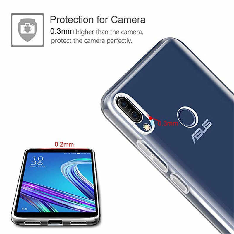 Étuis d'origine en TPU transparent pour ASUS ZenFone Max Pro M1 ZB602KL ZB601KL 599quot coque arrière en silicone souple coque de téléphone mince protéger 2613035