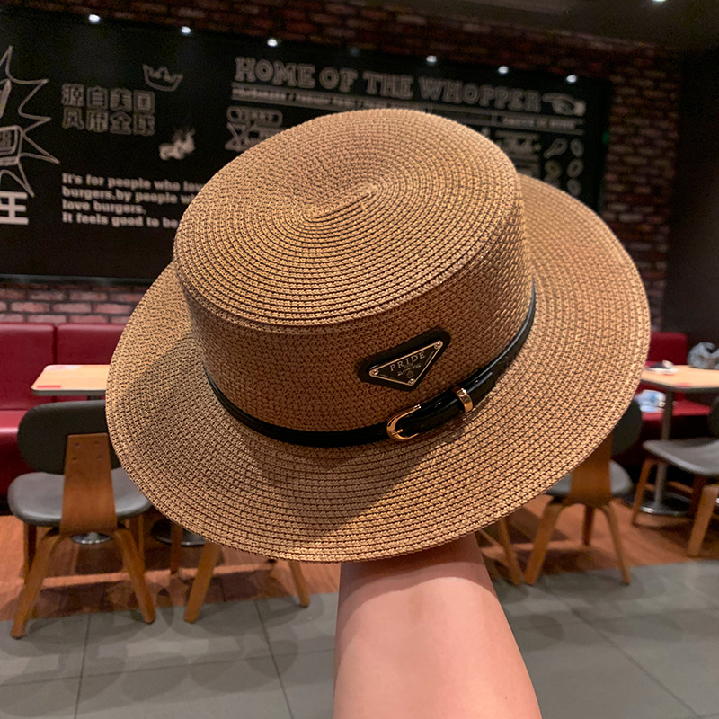 Ведро шляпа для женщин Nylon Hat Metal логотип черные шляпы New Fashion Luxury Hat Hat Spring Summer Summer Design Hat Hame High Caffice